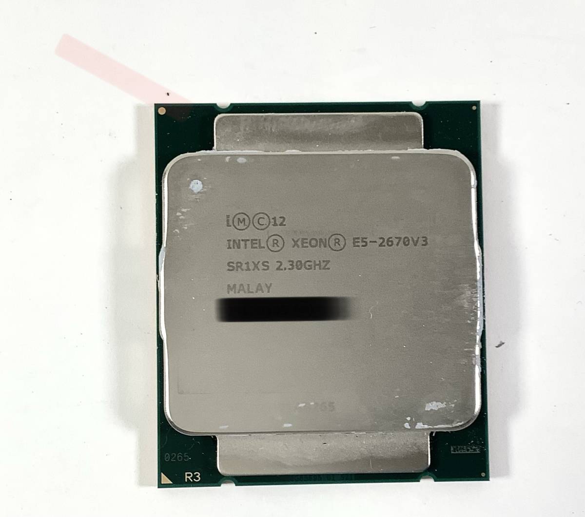 K51019158 INTEL XEON E5-2670V3 2.30GHZ CPU 1点【中古動作品】_見本