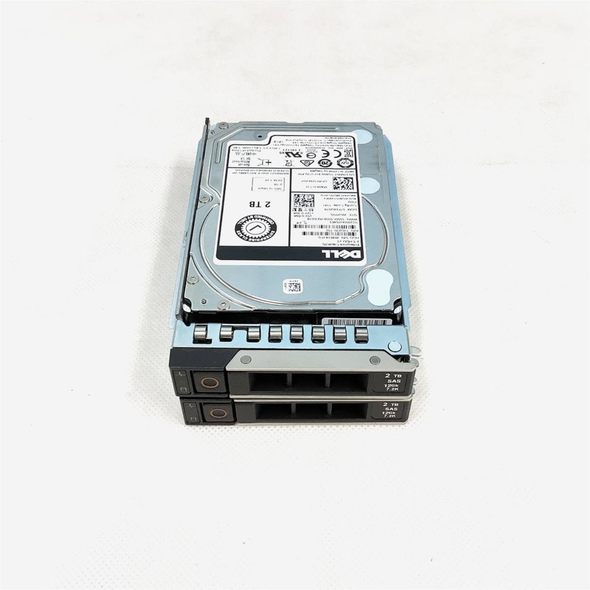 K5102779 DELL 2TB SAS 7.2K 2.5インチ HDD 2点DELL R740xd/R640/R440の専用マウンタ付き【中古動作品】_画像3