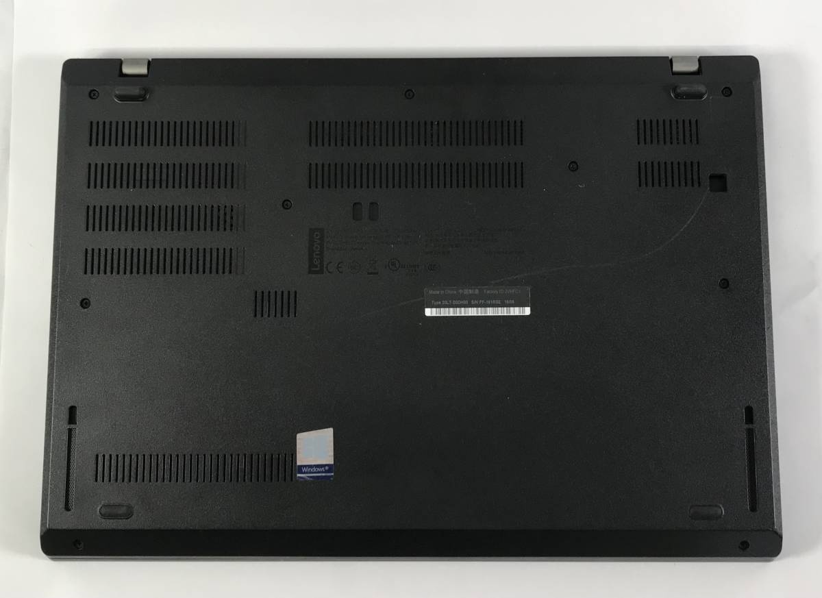 K5102302 Lenovo ThinkPad L480/i5-8250U/4GB メモリ/512GB SSD 1点 【中古動作品】_画像3
