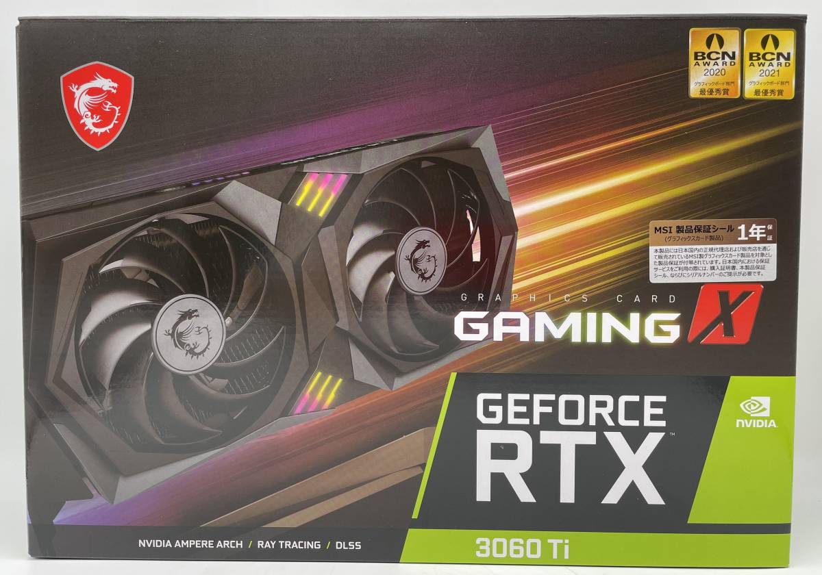 GeForce RTX 3060 Ti GAMING X 8G LHR【U052】-