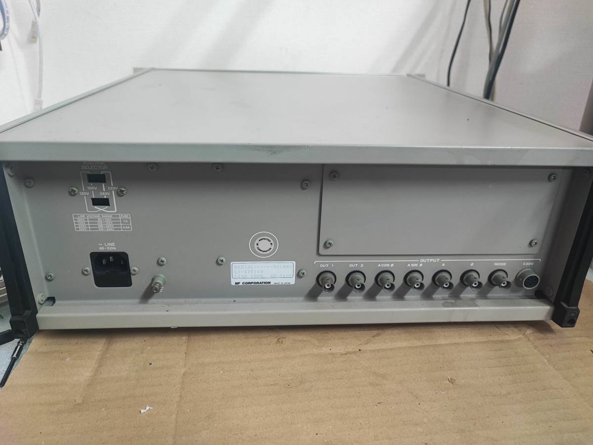 NF / SYNCHROTRACK LOCK-IN AMPLIFIER / VECTOR VOLTMETER / シンクロトラック ロックインアンプ / LI-575_画像7