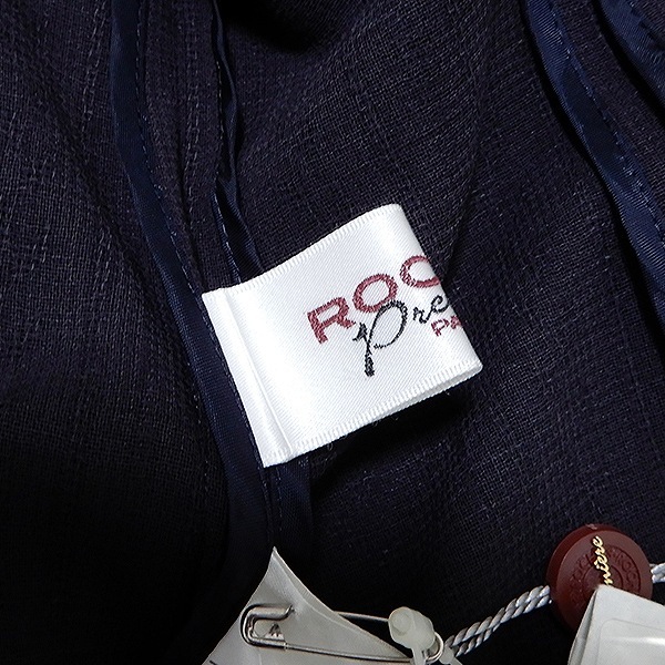 #snc ロシャス レリアン ROCHAS Leilian パンツスーツ 薄手 タグ付き 新品同様 13+ 大きいサイズ こげ茶 レディース [819638]_画像8