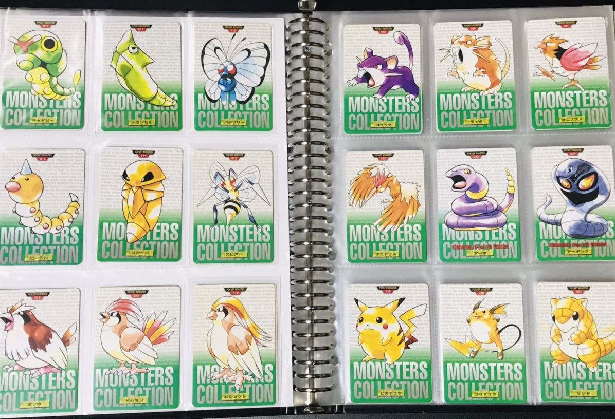 ポケモン カードダス 緑版 全153種類 フルコンプ No.1〜151＋2 Pokemon complete set リザードン 1996 N02_画像2