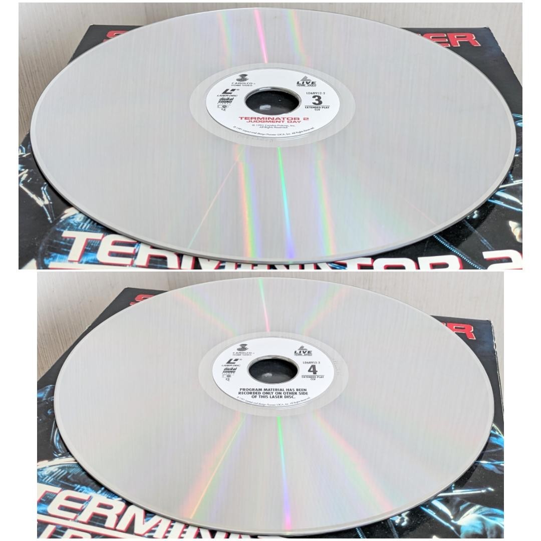  laser disk Terminator 2 LD movie Terminator 2a-norudo*shuwarutsenega-shuwa Chan retro Showa era collection 