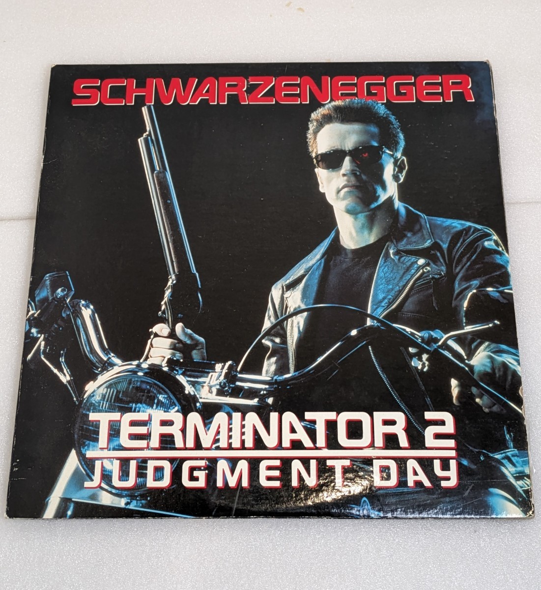  laser disk Terminator 2 LD movie Terminator 2a-norudo*shuwarutsenega-shuwa Chan retro Showa era collection 