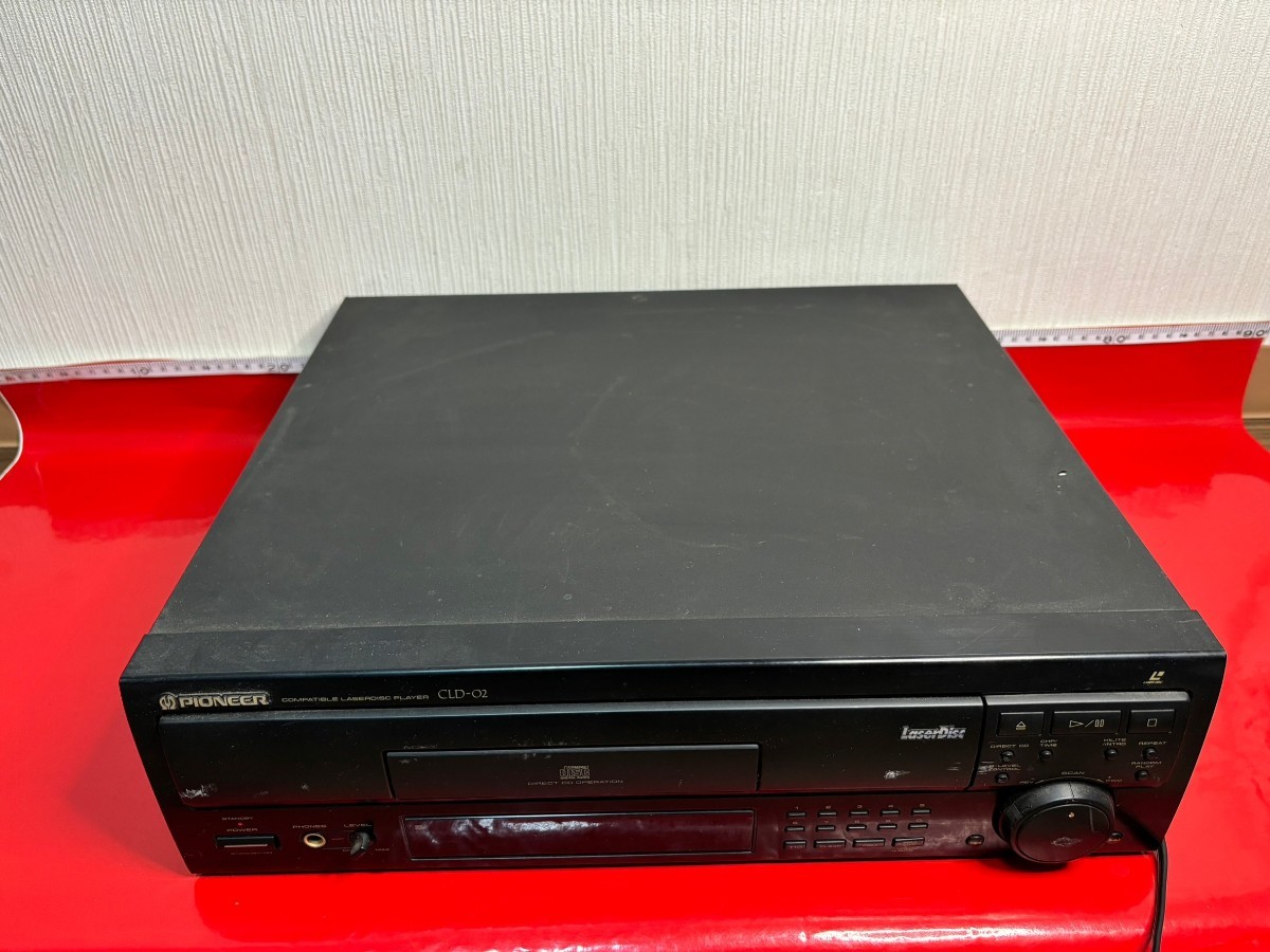  music Pioneer CD LD deck used present condition goods Pioneer laser disk Pioneer CLD-02 LD player laser disk player 