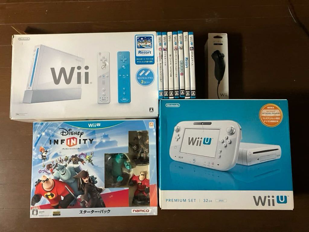 箱付き WiiU Wii ソフト色々-