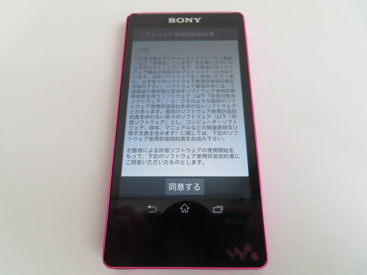 SONY WALKMAN Fシリーズ NW-F885 16GB ビビットピンク Bluetooth対応 ハイレゾ音源_画像1