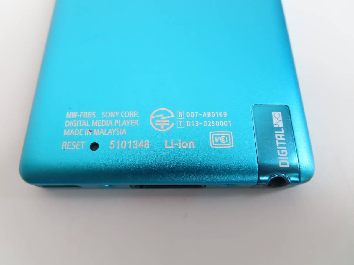 SONY WALKMAN Fシリーズ NW-F885 16GB ブルー Bluetooth対応 ハイレゾ音源_画像3
