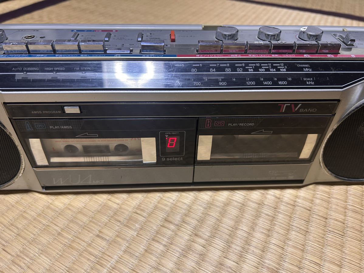 SANYO サンヨー 小型ダブルラジカセ MR-WU4mk ll-