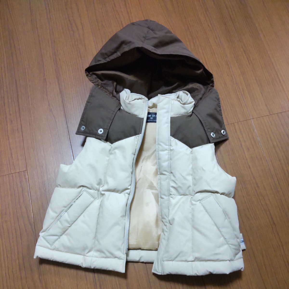 No.00 size90 patagoniaCOMME CA ISM コムサイズム 本物ダウンベスト_画像1