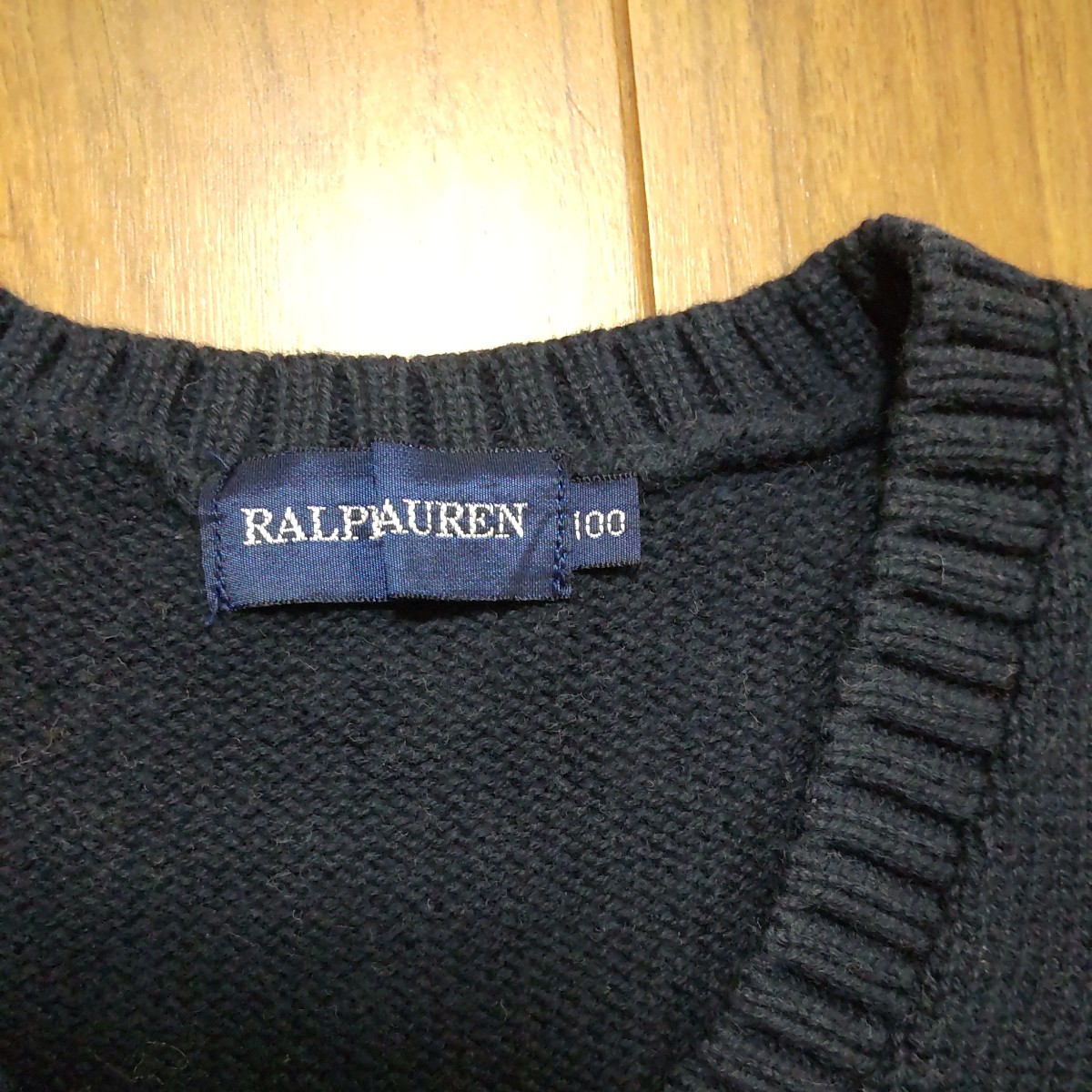 No.00 size100 Ralph Laurenラルフローレン ニットベスト_画像8