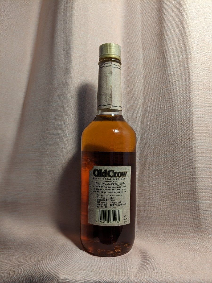 オールドクロウ 旧ボトル 750ml 40% Old Crow ケンタッキー オールドクロウ 旧ボトル 750ml 40% Old Crow ケンタッキー