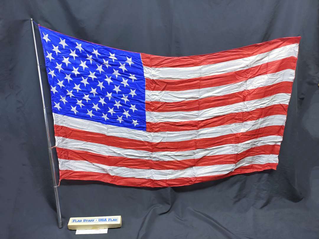 【G771】ジャイアントフラッグプロダクション　FLAG STAFF　セオマジック　USA FLAG　ステージ　イリュージョン　ギミック　マジック　手品_画像1