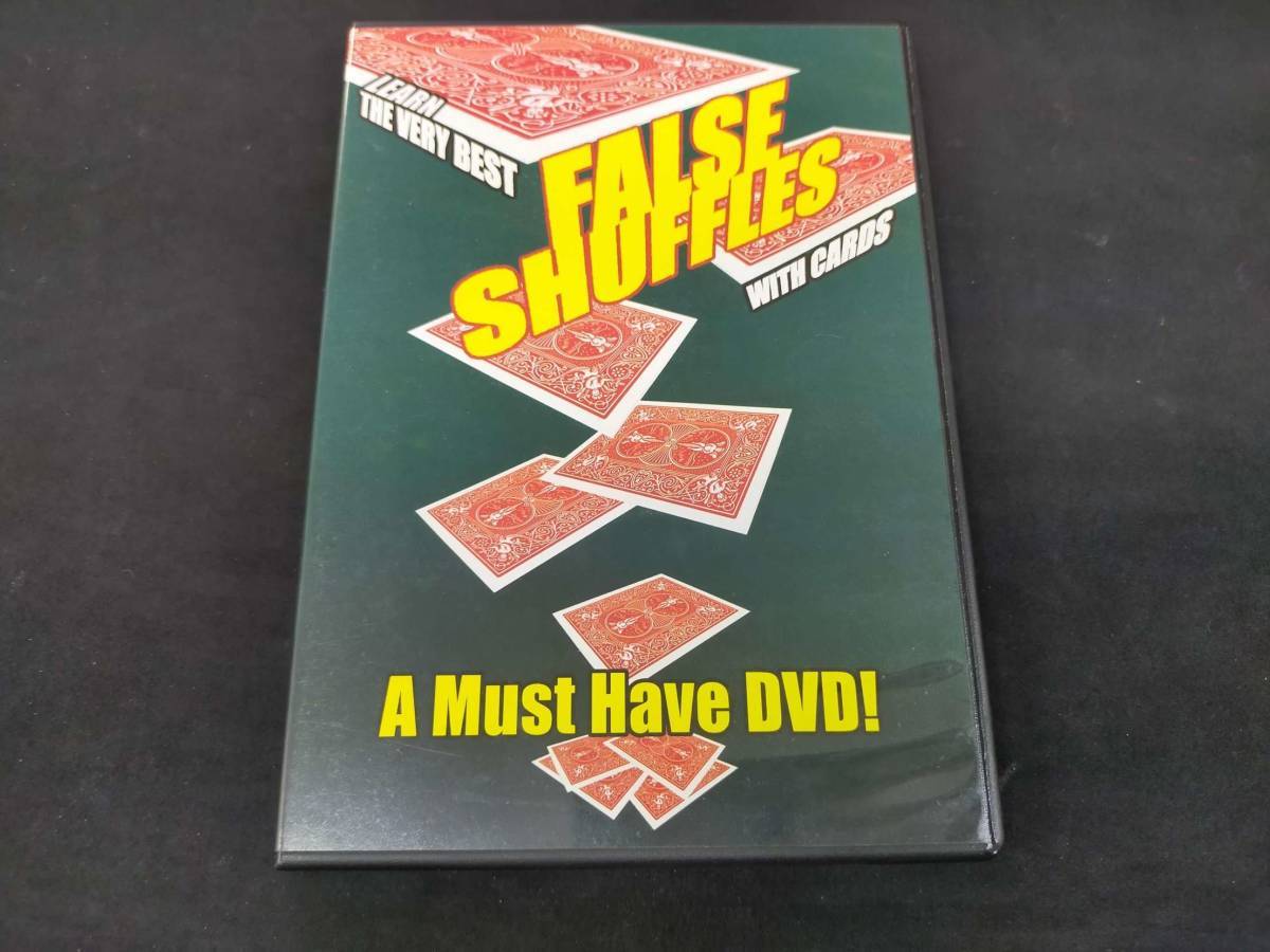 【D253】FALSE SHUFFLES WITH CARDS フォールス・シャッフル カード DVD マジック 手品の画像1
