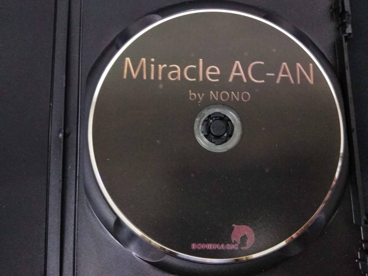 【D194】Miracle AC-AN　ミラクル・エニーカード・エニーナンバー　NONO　レア　DVD　マジック　マニュアル　レクチャー　トリック_画像3