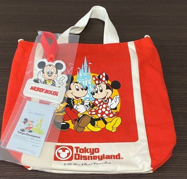 東京ディズニーリゾート 40周年 ショルダーバッグ パスケース付き