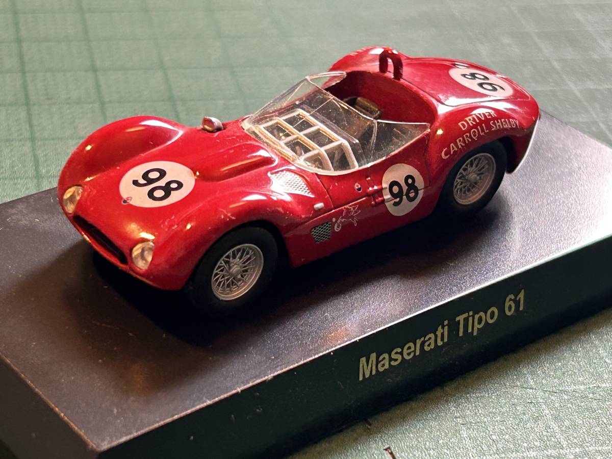 1/64 京商 マセラティ―　MASERATI　ミニカーコレクション　Tipo61 ＃98_画像2