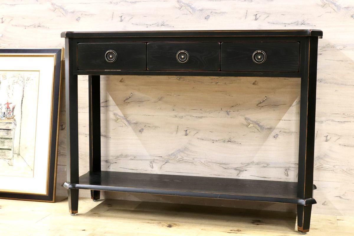 GMGN33○LAURA ASHLEY / ローラアシュレイ HENSHAW Console Table ヘンショウ コンソールテーブル 定価約13万 展示品_画像1