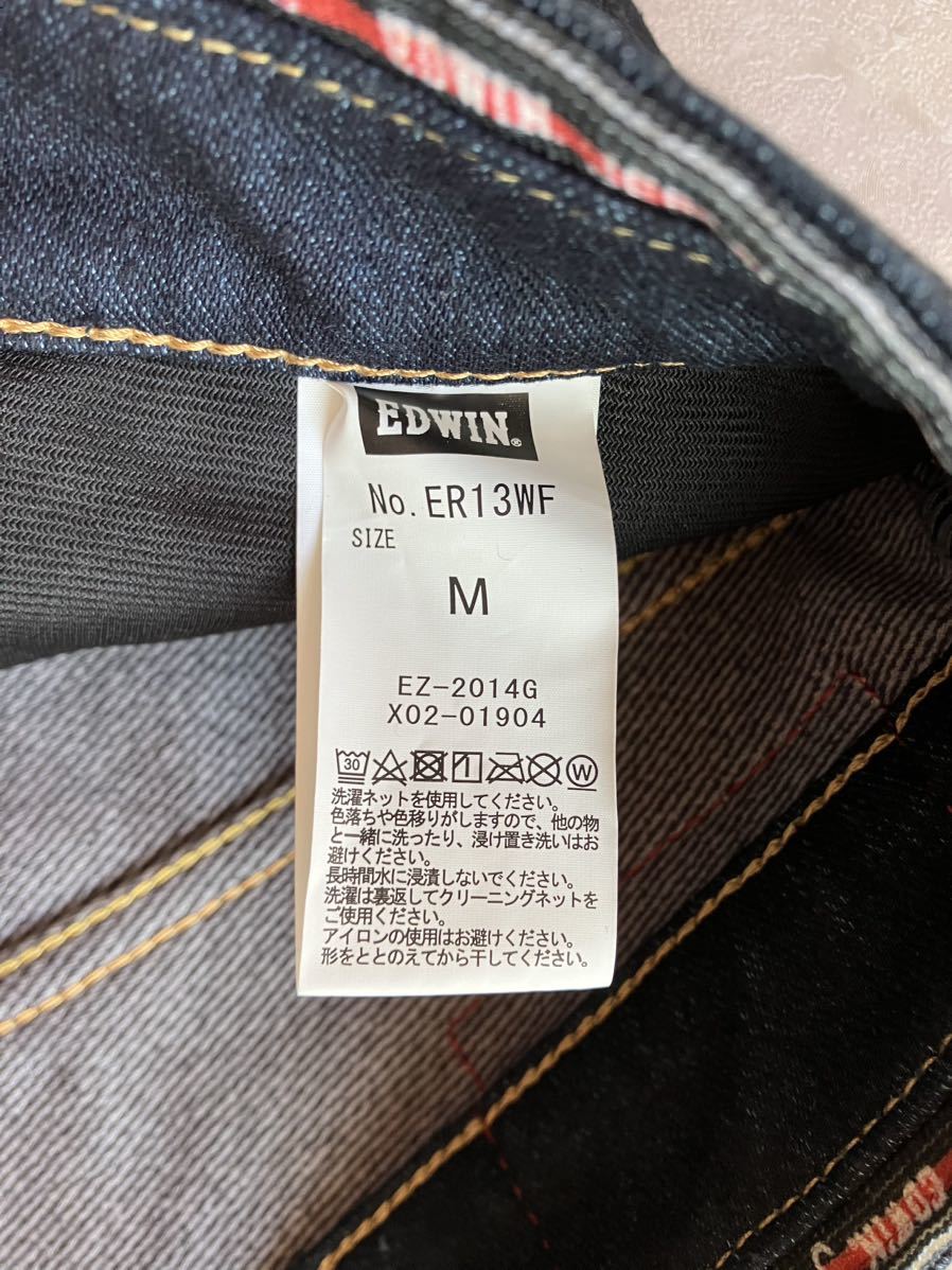  prompt decision size inscription M Edwin EDWIN dark blue autumn winter Jerseys soft stretch Denim No.ER13WF. manner heat insulation waterproof 