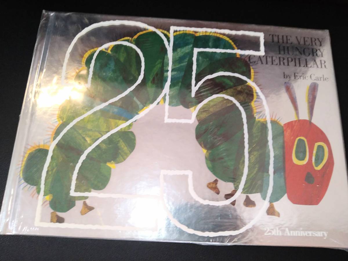 新品未使用 未開封 英語 はらぺこあおむし エリックカール ハードカバー The Very Hungry Caterpillar 25th FOSSETTE Eric Carle 洋書絵本の画像1