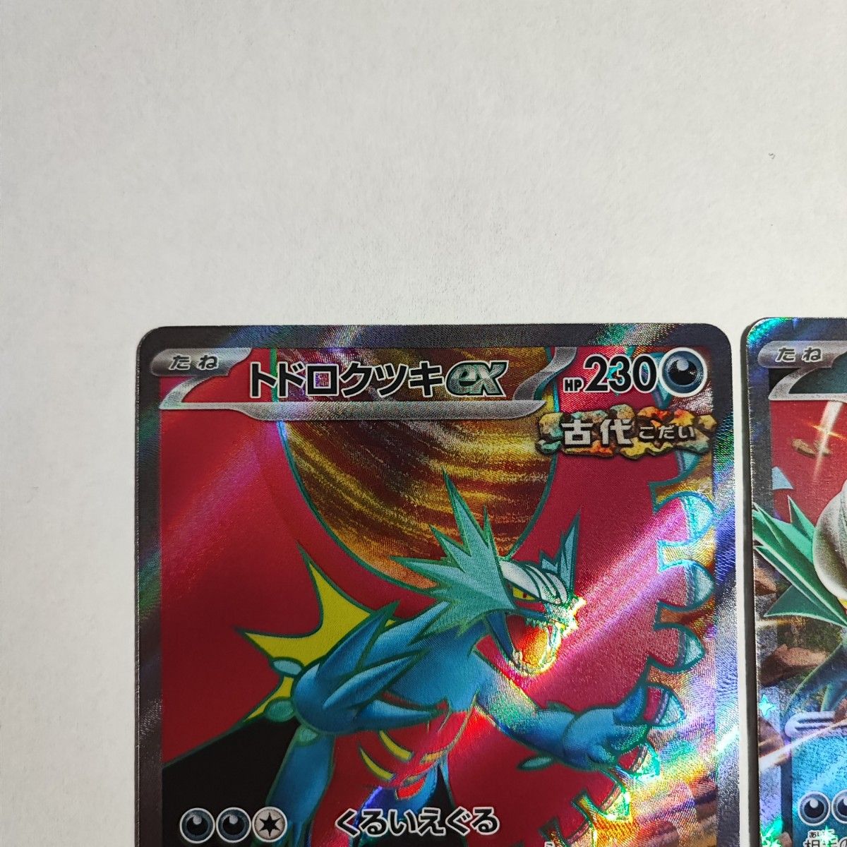 トドロクツキex SR トドロクツキex RR 2枚セット 古代の咆哮 トドロクツキex SR トドロクツキex RR 2枚セット 古代の咆哮