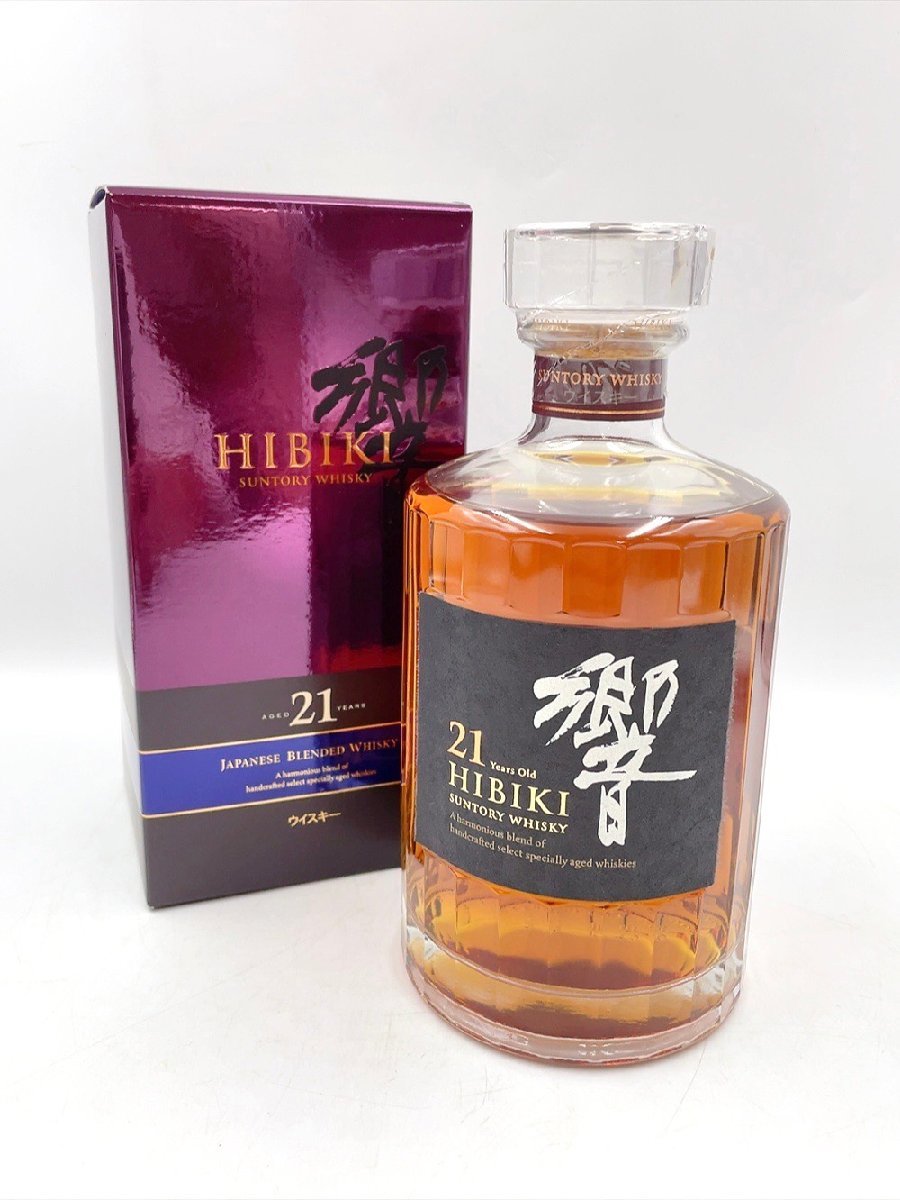 【未開栓】サントリー SUNTORY 響 HIBIKI 21年 ウィスキー 700ml 43% 箱あり (HO045)_画像1