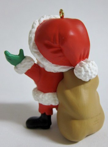 1993 ルーニーテューンズ エルマーファッド クリスマス サンタクロース オーナメント ビンテージ Looney Tunes Elmer Fudd バッグスバニーの画像2