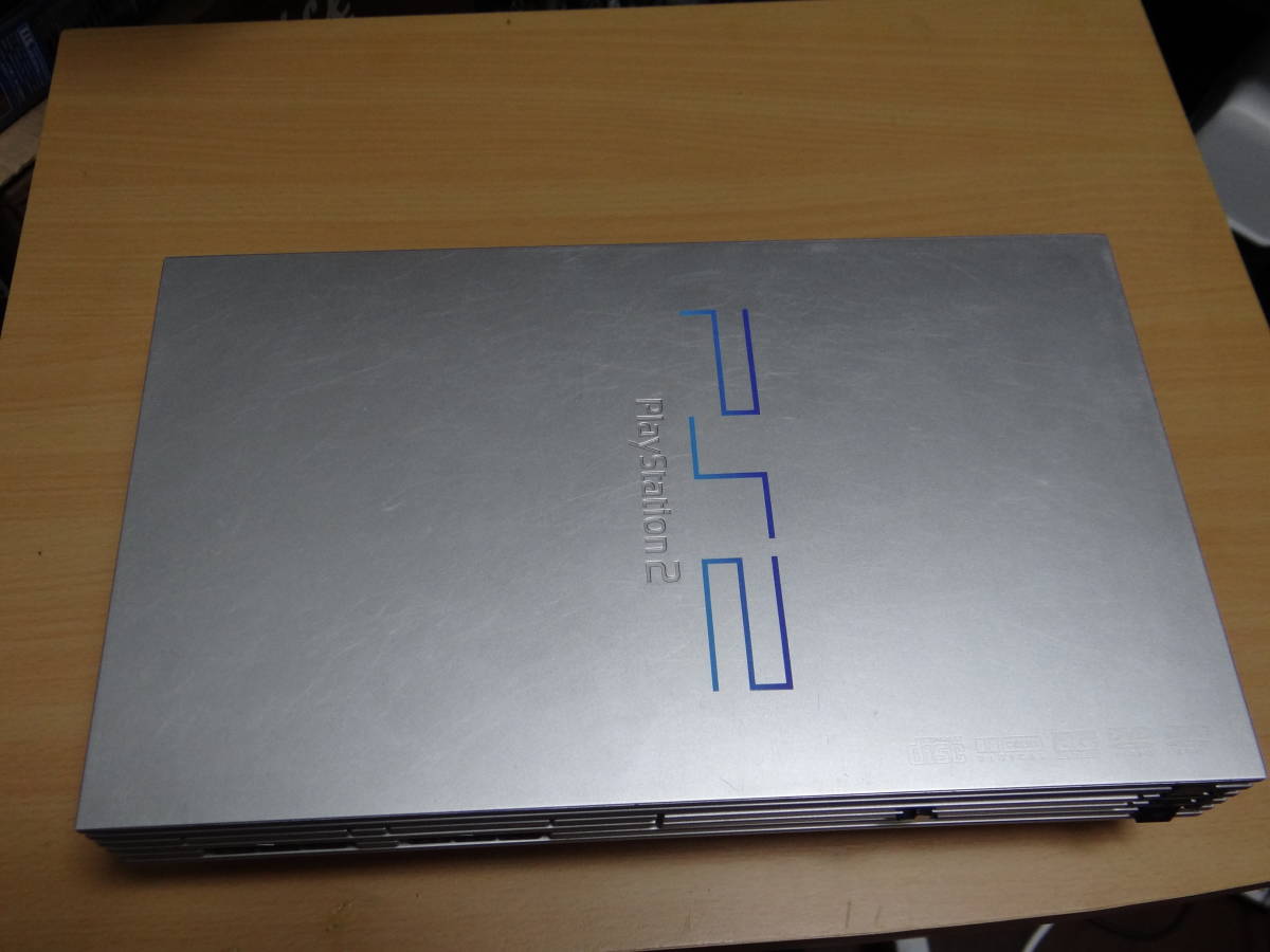 ソニー PS2 SCPH-50000 サテンシルバー DVDリモコン 縦置きスタンド付 プレイステーション2 PlayStation2 SONY SCPH-10420 SCPH-10040S_画像4