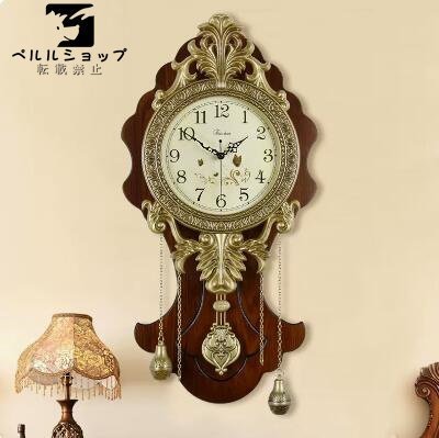 ヨーロッパ式　応接間　壁掛け時計　静音　飾り物　壁掛け時計　創意　ファクション　簡約　復古　豪華 時計