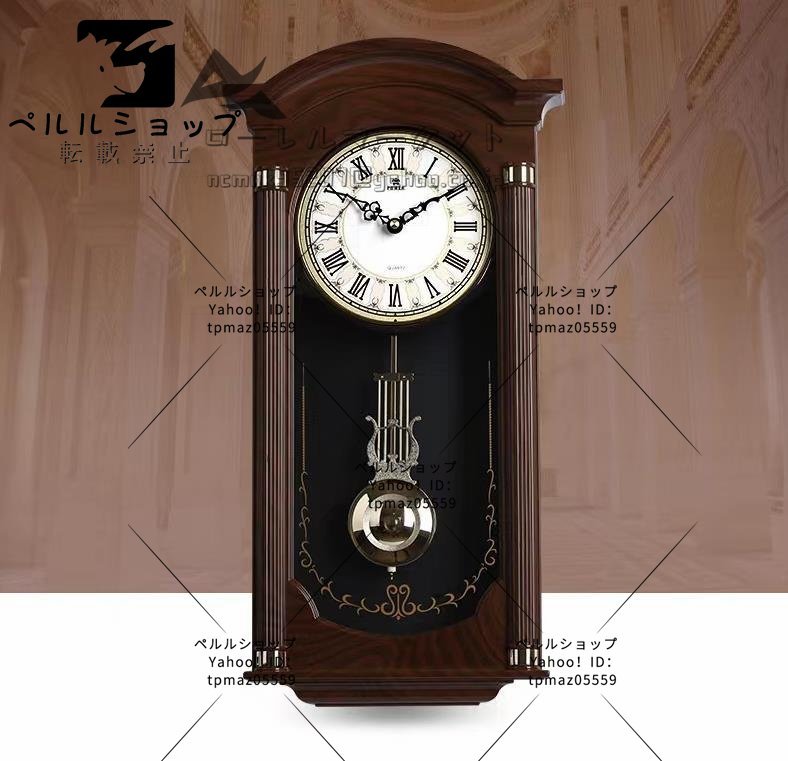 ヨーロッパ式　応接間　壁掛け時計　静音　飾り物　壁掛け時計　リビング　復古　豪華 時計　アンティーク　北欧