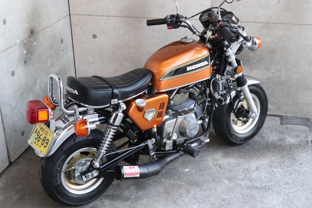 横浜～　ＨＯＮＤＡ　モンキー　旧車　CB750Four K6仕様　車高短　88ｃｃ　フルカスタム_画像10