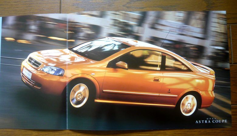 *[OPEL] Opel Vita / Astra / Astra coupe catalog set Opel Vita paper craft attaching 