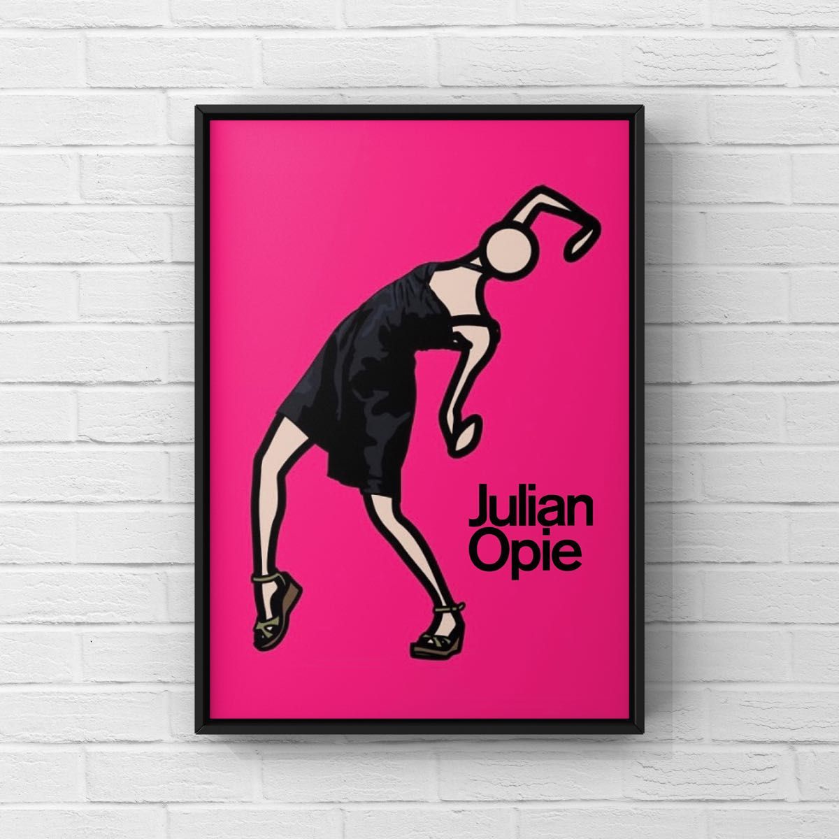 【Julian Opie】・ジュリアンオピー・アートポスター　8