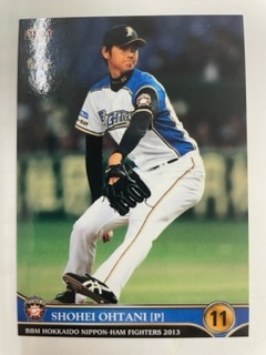 大谷翔平 2013 BBM 北海道日本ハムファイターズ #F02a ルーキーカード-