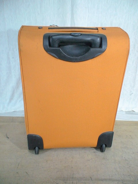 3972　MC53　オレンジ　鍵付　スーツケース　キャリケース　旅行用　ビジネストラベルバック_画像3