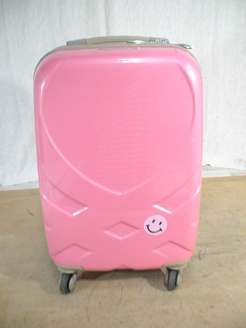3991　UNITED COLORS OF BENETTON　ピンク　スーツケース　キャリケース　旅行用　ビジネストラベルバック_画像1