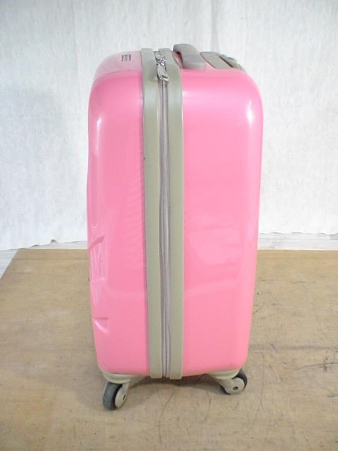 3991　UNITED COLORS OF BENETTON　ピンク　スーツケース　キャリケース　旅行用　ビジネストラベルバック_画像2