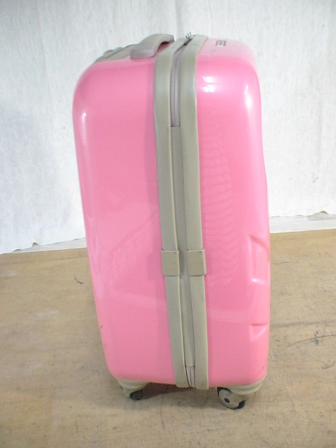 3991　UNITED COLORS OF BENETTON　ピンク　スーツケース　キャリケース　旅行用　ビジネストラベルバック_画像4