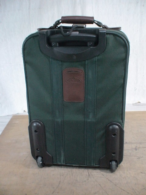4206 送料無料！ samsonite 緑 スーツケース キャリケース 旅行用 ビジネストラベルバックの画像3