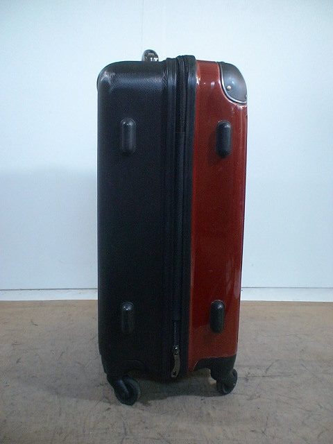 4355　赤　TSAロック付　スーツケース　キャリケース　旅行用　ビジネストラベルバック_画像4