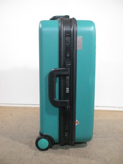 4430　INTELLIGENT WORLD　緑　ダイヤル　スーツケース　キャリケース　旅行用　ビジネストラベルバック_画像4