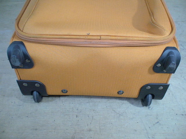 3972　MC53　オレンジ　鍵付　スーツケース　キャリケース　旅行用　ビジネストラベルバック_画像6