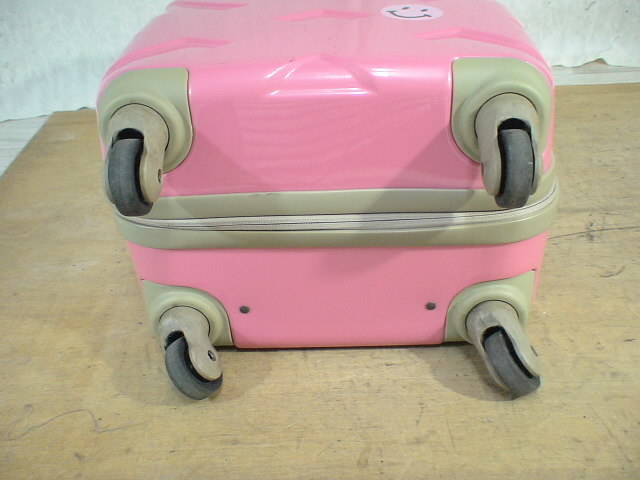 3991　UNITED COLORS OF BENETTON　ピンク　スーツケース　キャリケース　旅行用　ビジネストラベルバック_画像7
