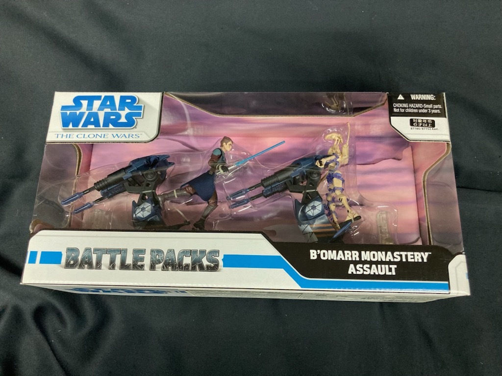 STARWARS スターウォーズ フィギュア BATTLE PACKS B'OMARR MONASTERY ASSAULT THE CLONE WARS ボマー・モナスタリーの画像1