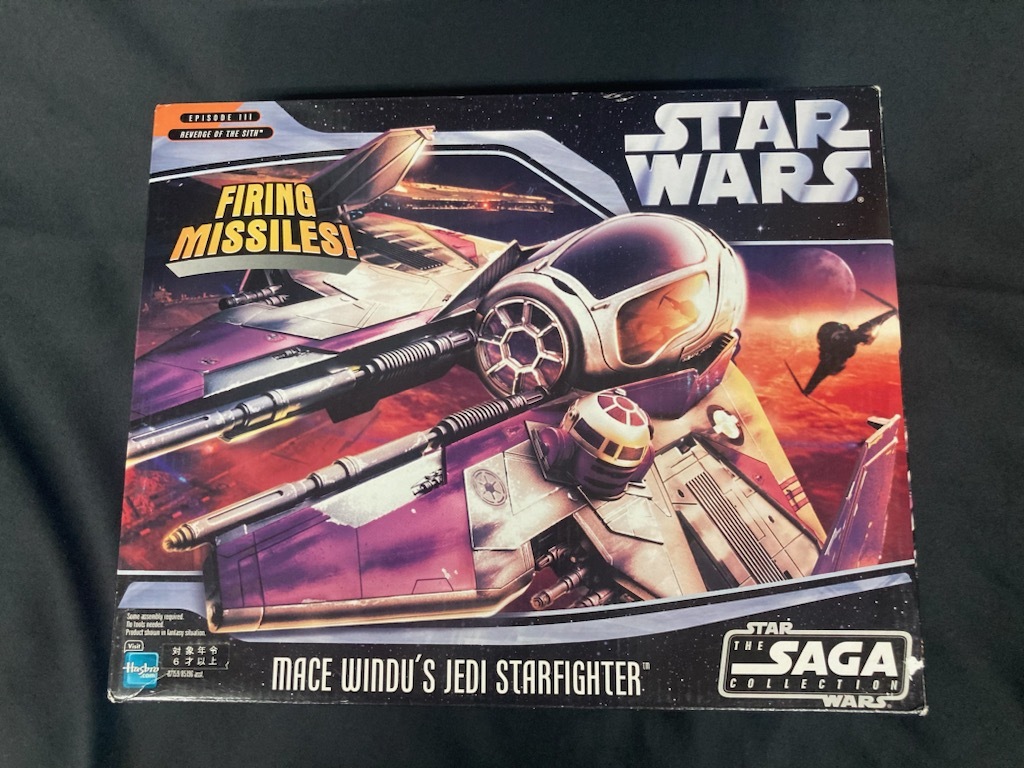 STARWARS スターウォーズ フィギュア MACE WINDU'S JEDI STARFIGHTER SAGA メイス・ウィンドゥ ジェダイスターファイター