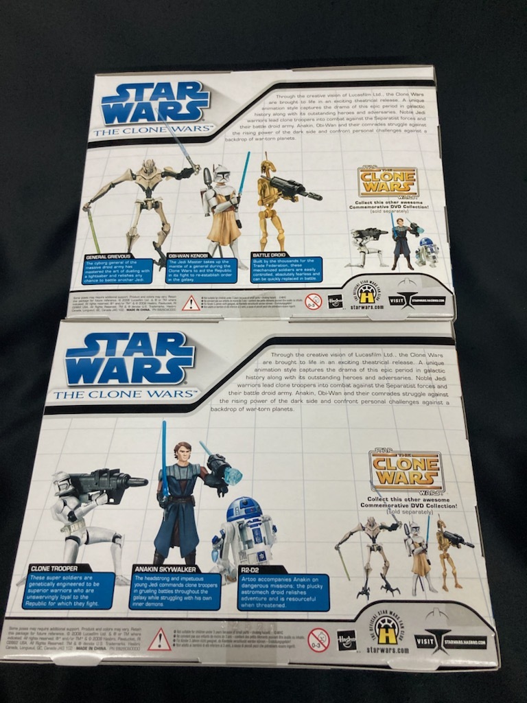 STARWARS スターウォーズ フィギュア CLONE WARS Commemorative DVD Collection　クローン・ウォーズ フィギュアパック1・２_画像2