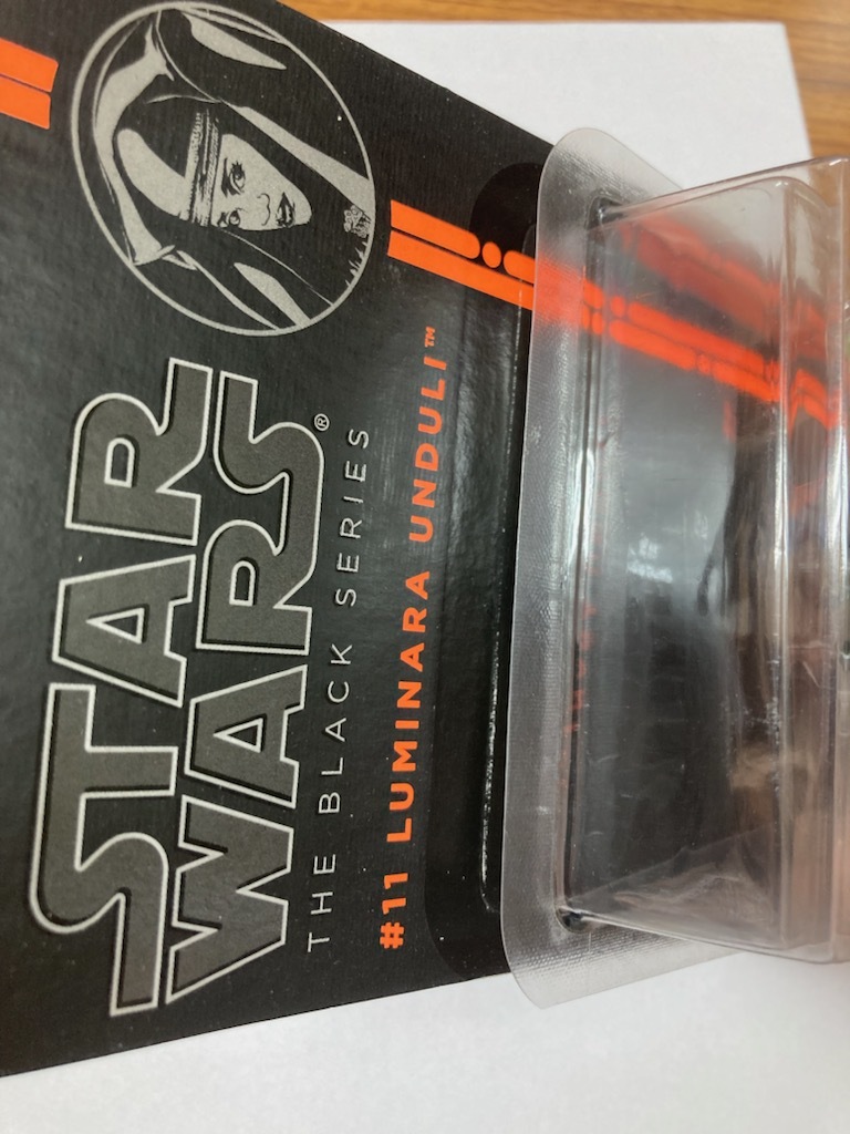 STARWARS スターウォーズ フィギュア THE BLACK SERIES #11LUMINARA UNDULI 3.75 ルミナーラ・アンドゥリ 新品未使用 ブラック HASBROの画像3