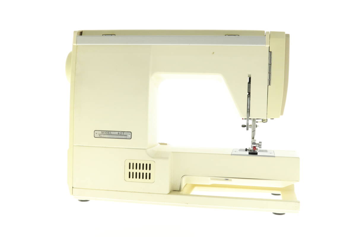 VMPD5-912-74 JANOME ジャノメ ミシン MODEL 627 EXCEL20 エクセル ハンドメイド 手芸 フットコントローラー付き 通電確認済み ジャンク_画像2