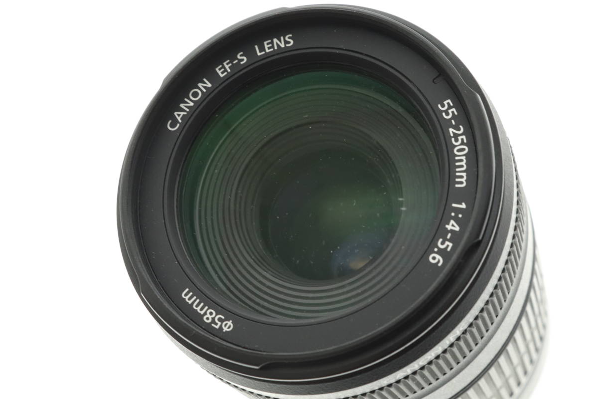 VMPD5-104-35 キャノン デジタル 一眼カメラ DS126181 EOS Kiss X2 レンズ 18-55mm 55-250mm 2点セット 付属品付き シャッター確認済 中古_画像8
